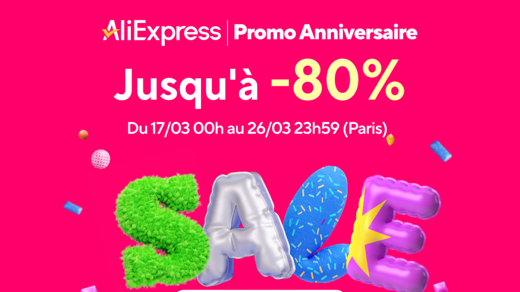 Bis zu -80% zum 15. Jahrestag von Aliexpress!