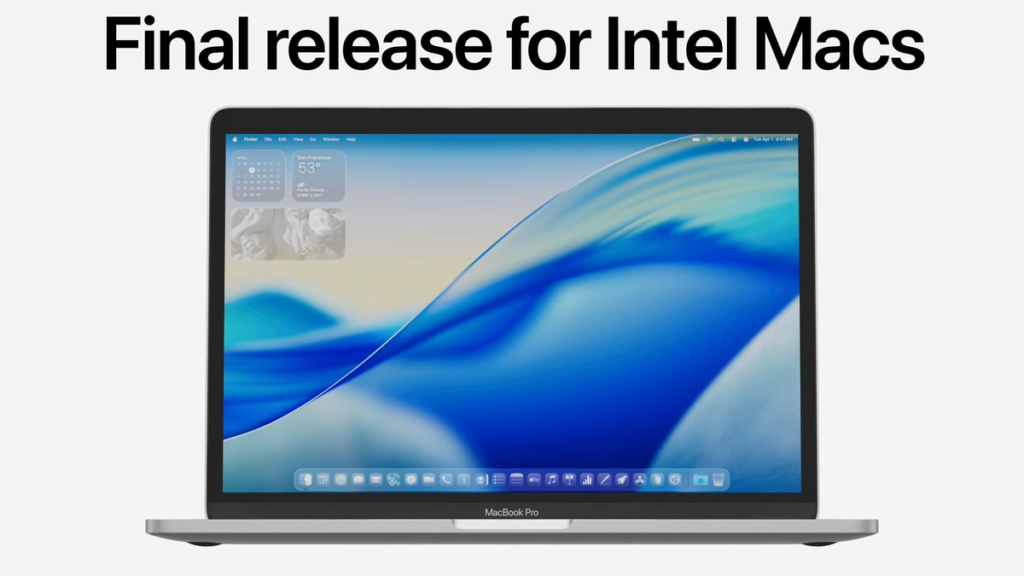 Macos tahoe 26: der der der der für den Mac Intel