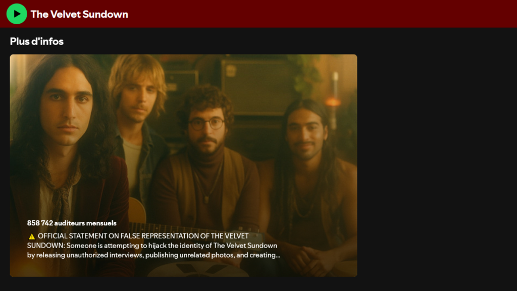 Diese Gruppe ist ein Hit bei Spotify, aber nur?