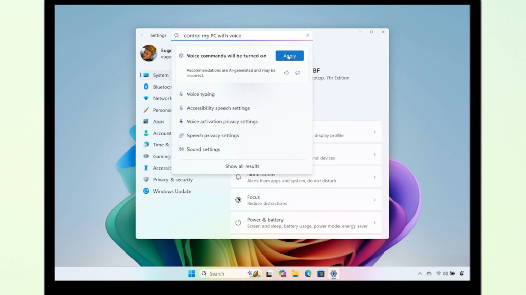 Ein AI -Agent für Windows 11 -Einstellungen wird zur Realität