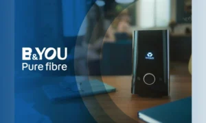 Bis zu 148 CHF angeboten, um einen Gang höher zu schalten: Entdecken Sie B&YOU Pure Fiber