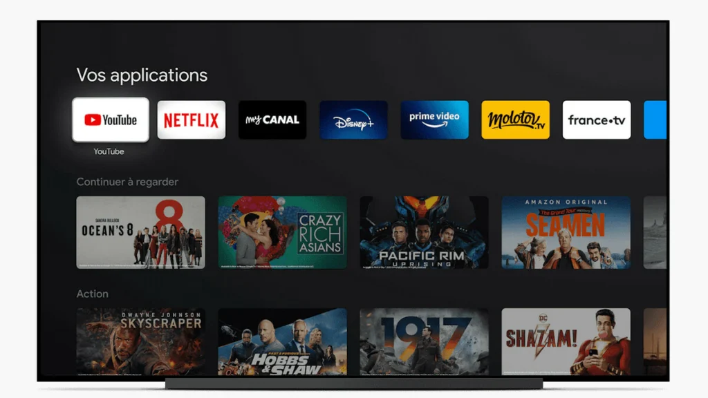 Google TV bietet eine große visuelle Überholung auf Android