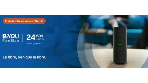 B&You Pure Fiber – kostenlose Inbetriebnahme