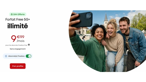 Kostenloses 5G+ mit Freebox Pop