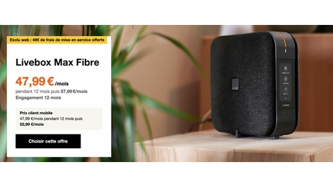Livebox Max Fiber