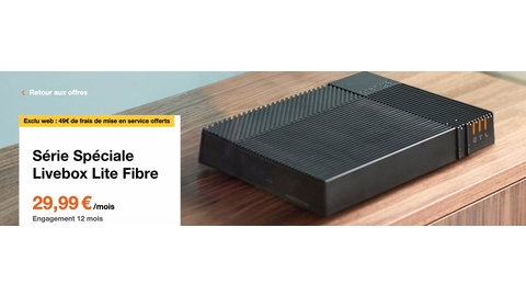 Orange Special Series Livebox Lite Fiber