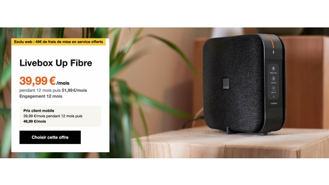 Livebox Up Fiber Orange