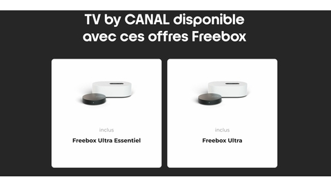 TV von CANAL Freebox Ultra und Ultra Essential