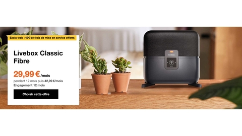 Orange Livebox Classic Fiber