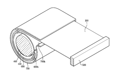 Samsung rollbarer TV-Bildschirm