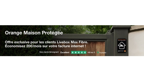 Orange Protected Home - Livebox Max Fiber-Angebot