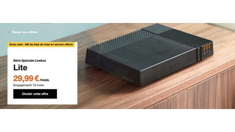 Sonderserie Livebox Lite Fiber Orange