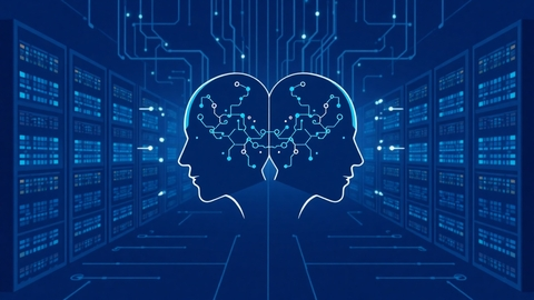 Künstliche Intelligenz, Replikation, Klonen, Illustration, KI