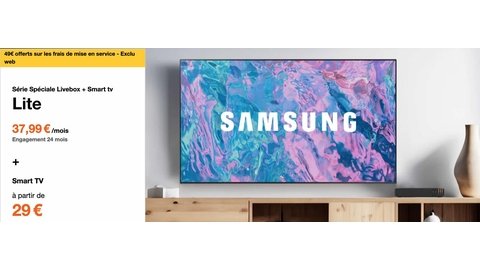 Sonderserie Livebox Lite Fiber + Smart TV