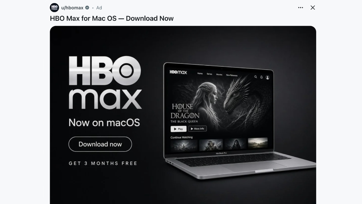 HBO Max Reddit-Konto wegen Malvertising kompromittiert
