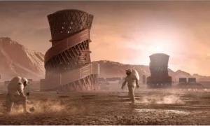 Häuser auf dem Mars, gebaut mit Gelatine und Hefe