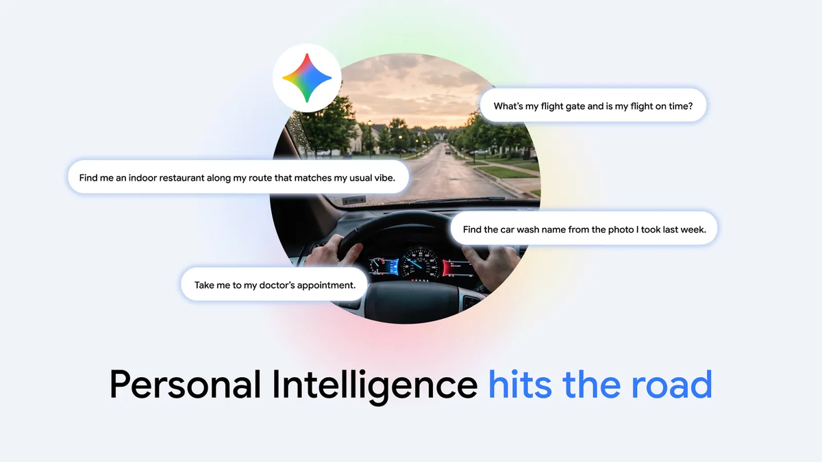 Gemini Personal Intelligence kommt auf Android Auto