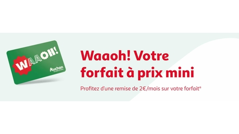 Rabatt auf die Treuekarte von Auchan Tele?com?lite? Auchan