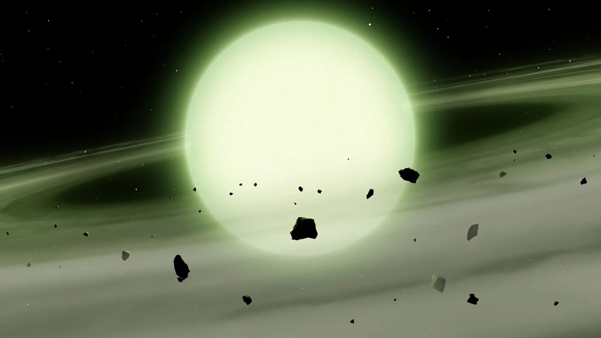 Astronomen entdecken den allerersten grünen Stern im Universum!