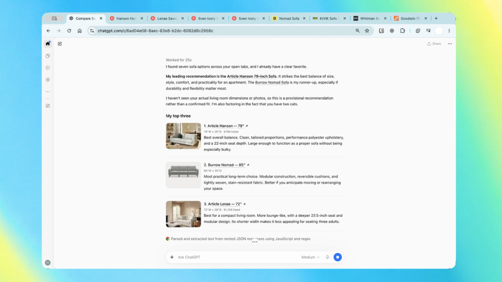 ChatGPT kümmert sich um Ihre Chrome-Tabs