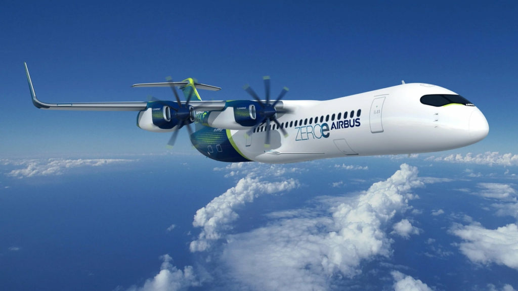 Ein Wasserstoffflugzeug mit nur 80 Sitzplätzen von Airbus!
