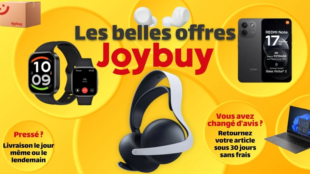 Joybuy: Smartphones, Helme, Elektrofahrräder… 10 Top-Angebote und für 100€ Einkauf 50€ Rabatt!