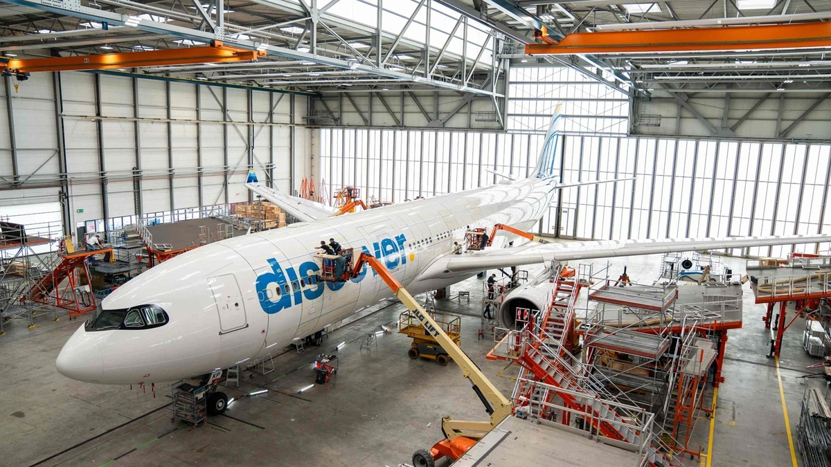 Lufthansa setzt ihre AeroShark-Haifischhaut auf Airbus-Flugzeugen ein, um Treibstoff zu sparen