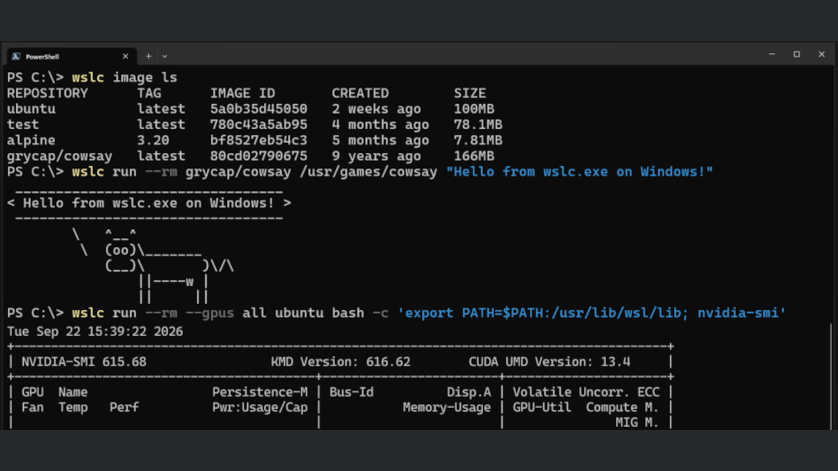 Windows öffnet sich endlich für native Linux-Container mit WSL-Containern